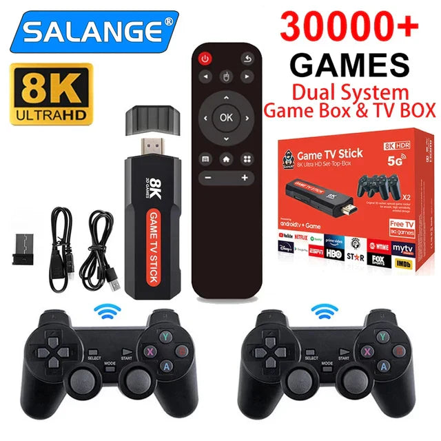 GAME TV STICK PRO — CANALES PREMIUM, JUEGOS Y CINE SIN LÍMITES