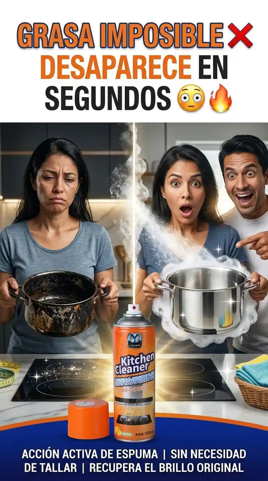 ELIMINA GRASA IMPOSIBLE™ - ESPUMA LIMPIADORA KITCHEN CLEANER