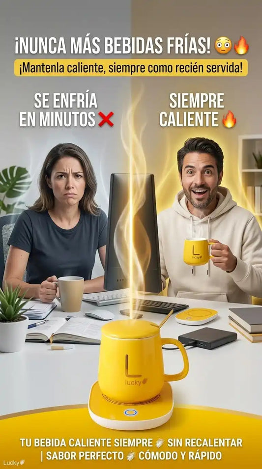 TAZA INTELIGENTE CON BASE CALEFACTORA – TU BEBIDA SIEMPRE LISTA
