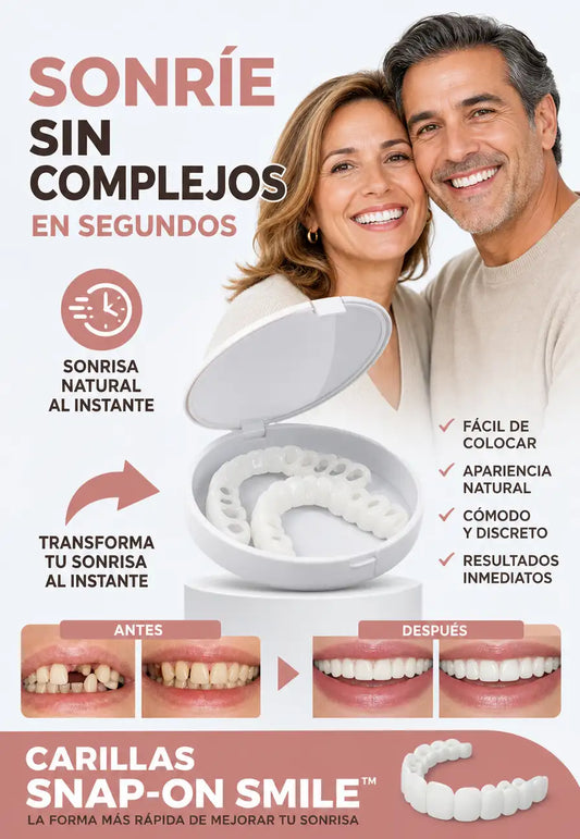 CARILLAS SNAP-ON SMILE™ – SONRISA PERFECTA AL INSTANTE