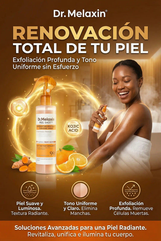 DR. MELAXIM PEEL SHOT™ PRO EXFOLIANTE CORPORAL – RENUEVA TU PIEL Y ELIMINA MANCHAS AL INSTANTE