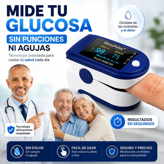 GLUCOPULSE™ ORIGINAL | SIN PUNCIONES NI AGUJAS