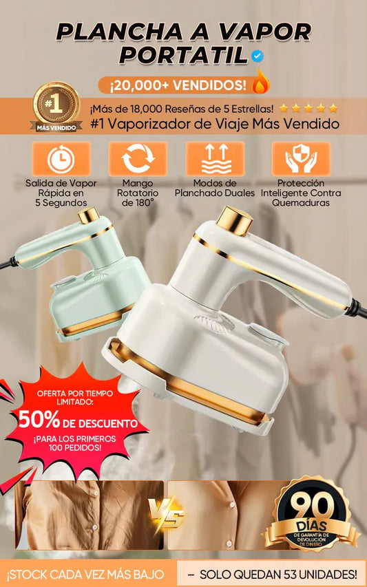 PLANCHA A VAPOR PORTATIL