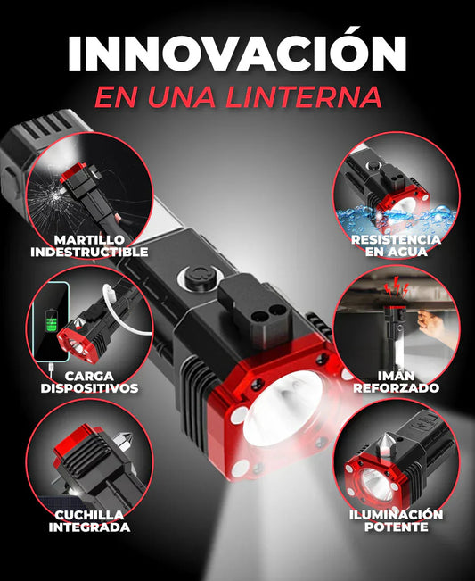 LINTERNA MILITAR 6 EN 1 – TU ARMA CONTRA LA OSCURIDAD