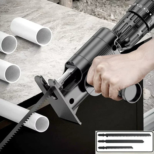 ADAPTADOR CONVERTIDOR DE SIERRA PARA TALADRO