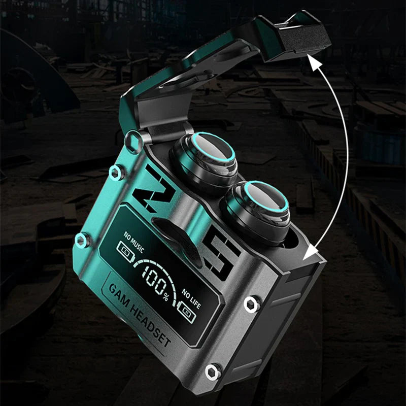 AUDÍFONOS GAMER M25 INALÁMBRICOS BLUETOOTH CON POWERBANK
