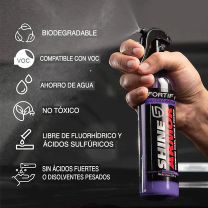 SPRAY CRISTALIZADOR REVESTIMIENTO HIDROFÓBICO 3 EN 1