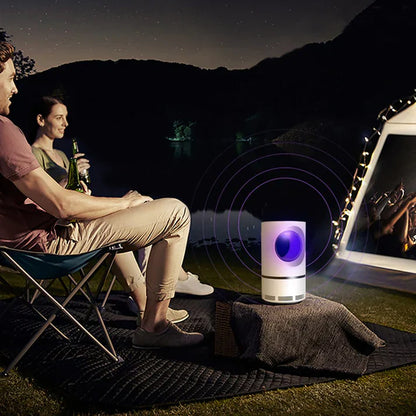 LAMPARA LED MATA MOSQUITOS SEGURA PARA TUS HIJOS Y MACOSTAS