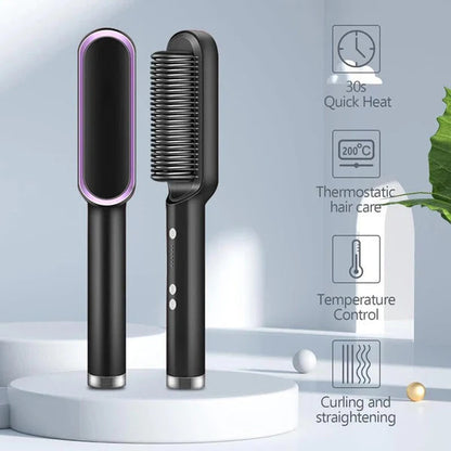 CEPILLO ALISADOR ANTI-FRIZZ – LISO RÁPIDO SIN ESFUERZO