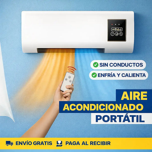 [OFERTA BLACK FRIDAY] AIRE ACONDICIONADO PORTÁTIL 2 EN 1 – BAJO CONSUMO Y MAXIMA POTENCIA