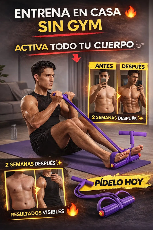 BANDA ELÁSTICA PRO – TONIFICA Y TRANSFORMA TU CUERPO EN CASA 🔥