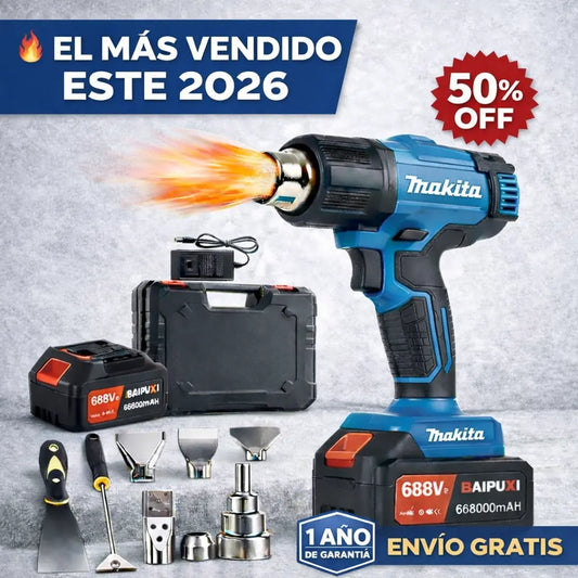 PISTOLA DE CALOR INALÁMBRICA – REMUEVE, DESPEGA Y REPARA EN MINUTOS