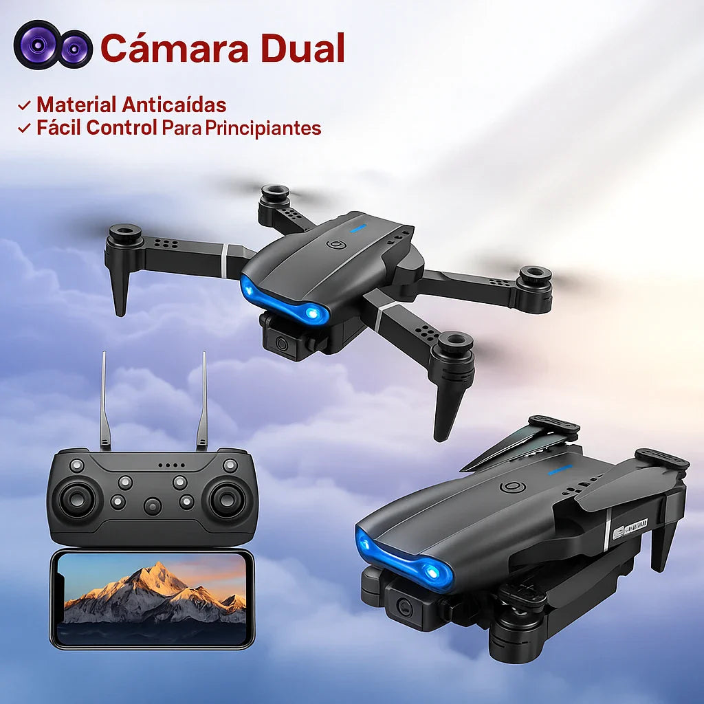 DRON 4K INDESTRUCTIBLE – DOBLE CÁMARA PRO (DESCUENTO FINAL DE LIQUIDACIÓN)