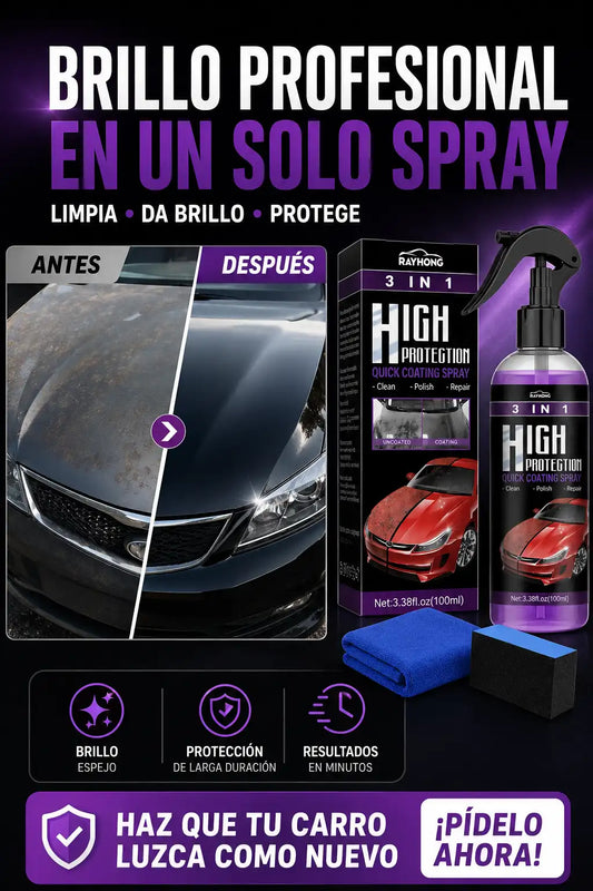 SPRAY CERÁMICO RESTAURADOR DE BRILLO, RAYONES Y ÓXIDO™