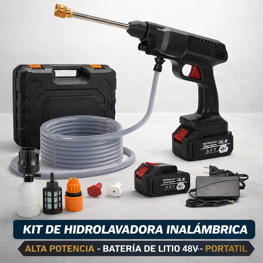 HIDROLAVADORA PORTÁTIL DE ALTA PRESIÓN – ADIÓS MUGRE IMPOSIBLE, SIN ESFUERZO