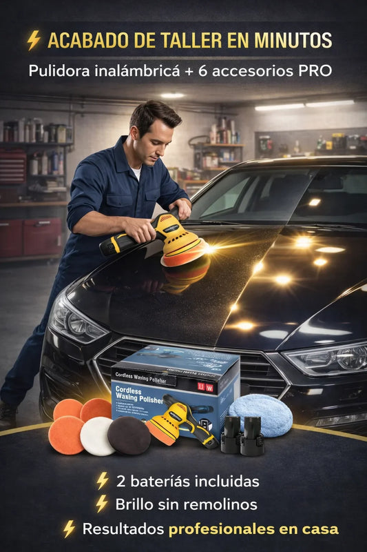KIT PULIDORA INALÁMBRICA DEWALT + 6 ACCESORIOS PRO DE REGALO 🎁